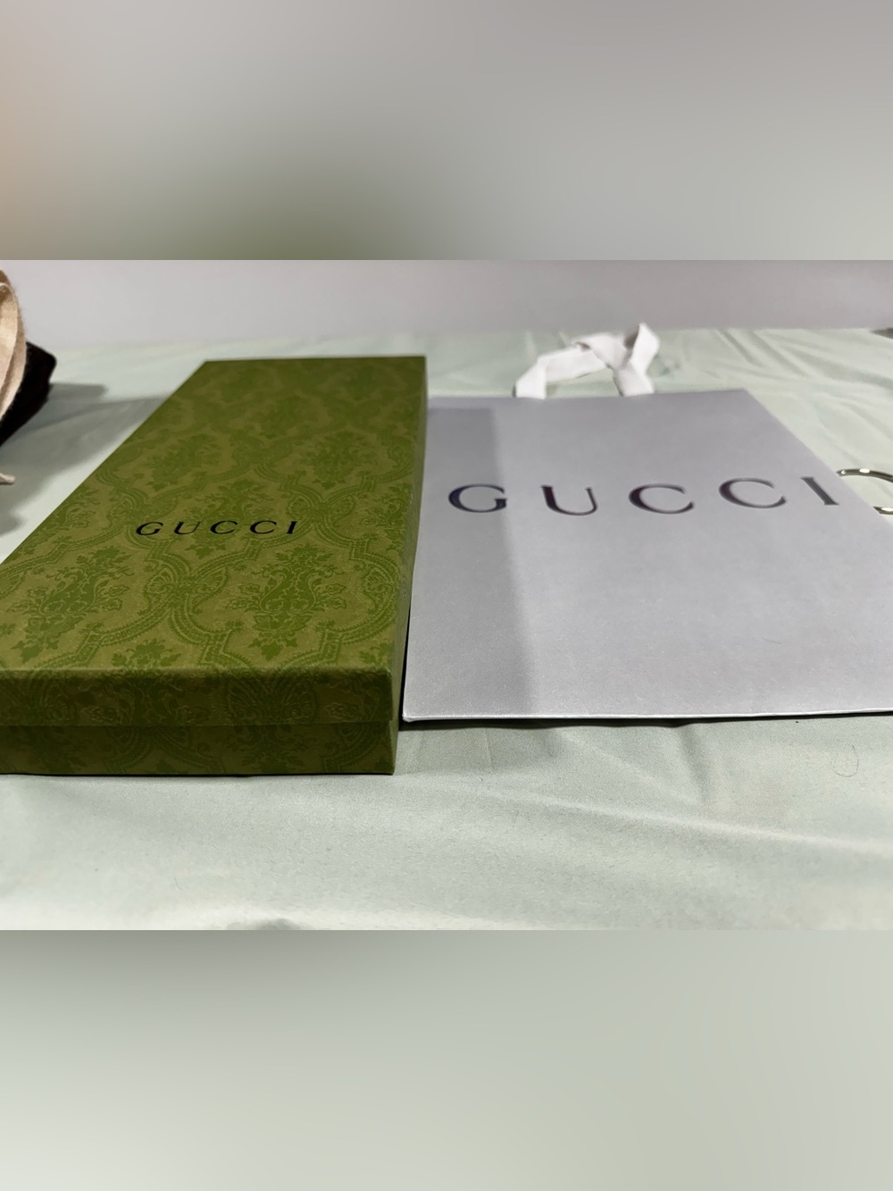 GUCCI box and bag